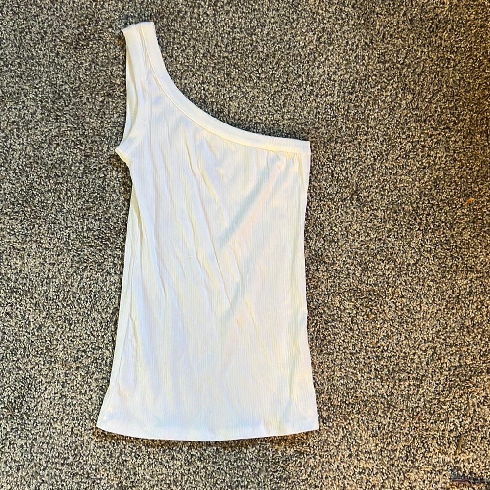 One shoulder tank top